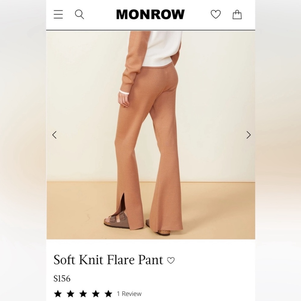Monrow soft knit pants